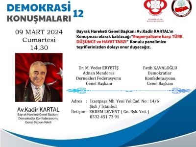Demokrasi Konuşmaları 12 - Kadir Kartal